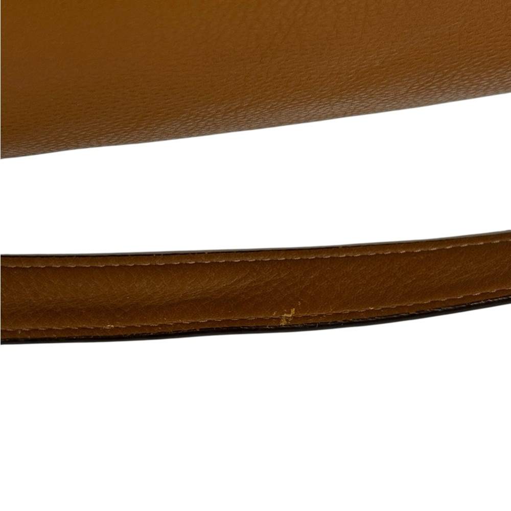 Michael Kors Hamilton Camel Brown Leather Satchel Tote Shoulder Bag 14 x 13 x 6 - Picture 15 of 16